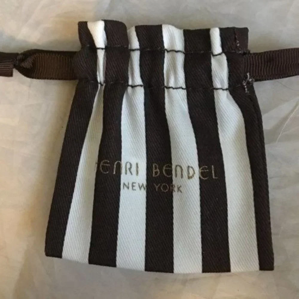 Henri Bendel small mini jewelry dustbag pouch bag NEW - Picture 1 of 3